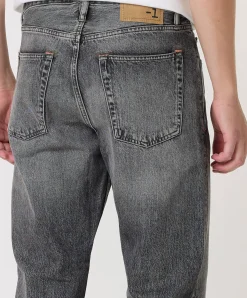 Relaxed leg heren jeans grijs