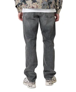 Relaxed leg heren jeans grijs