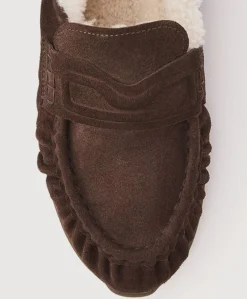 Riley Mio Fur (L) dames loafers bruin