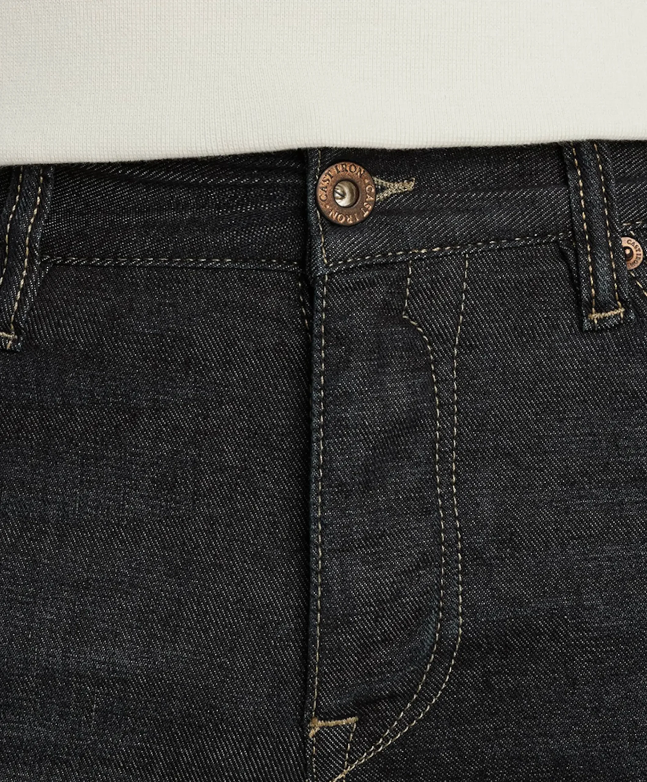 RISER SLIM MEDIUM COAL GREY heren jeans blauw