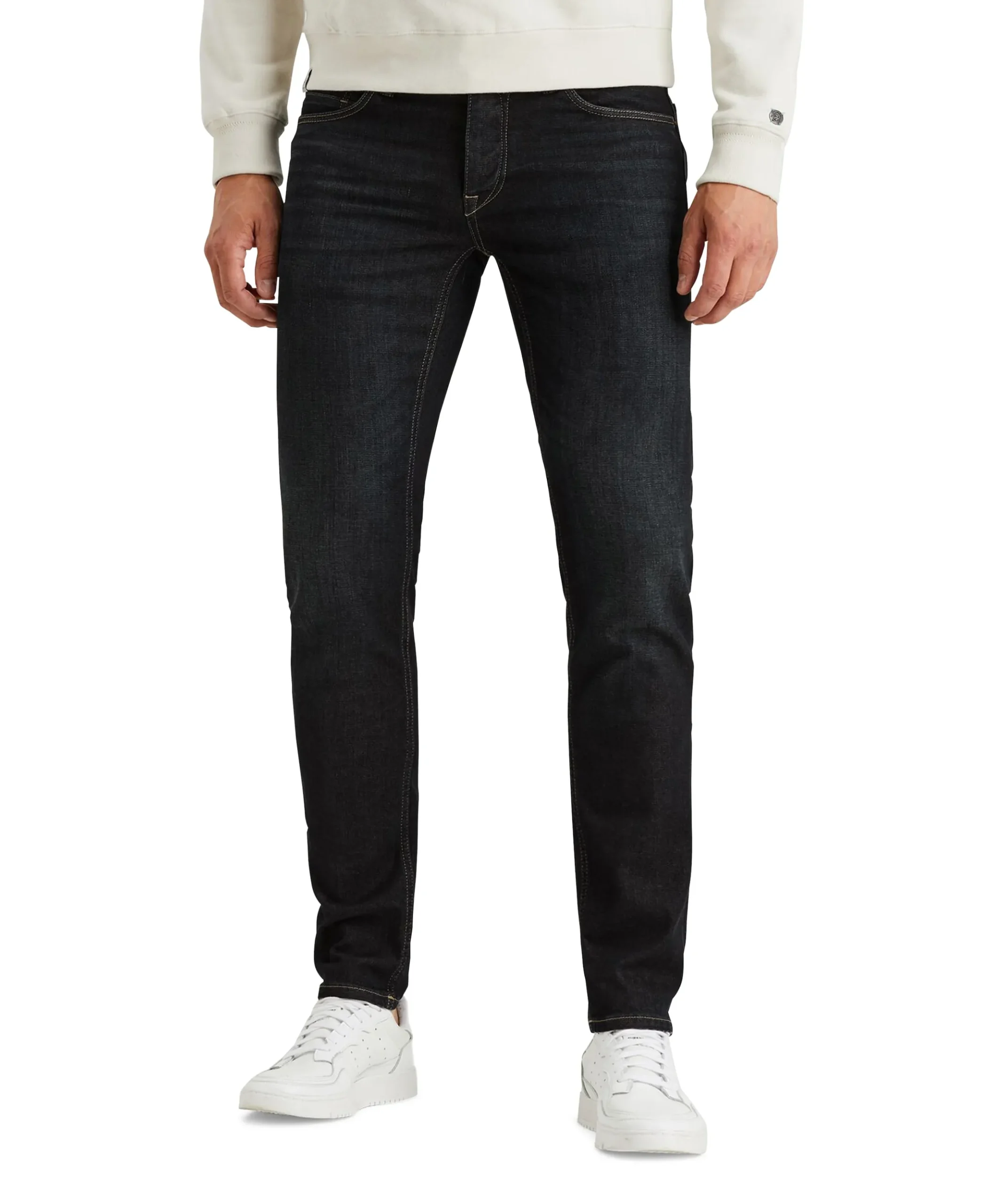 RISER SLIM MEDIUM COAL GREY heren jeans blauw