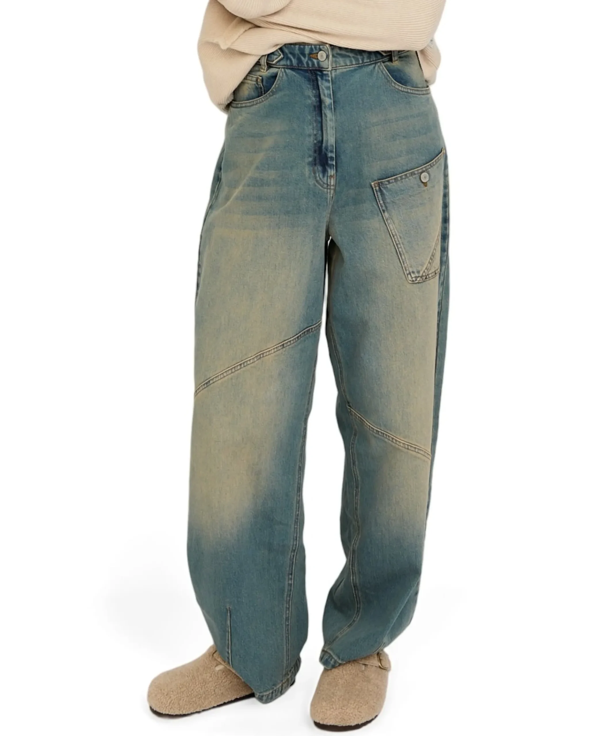 87-02-Rose dames jeans blauw