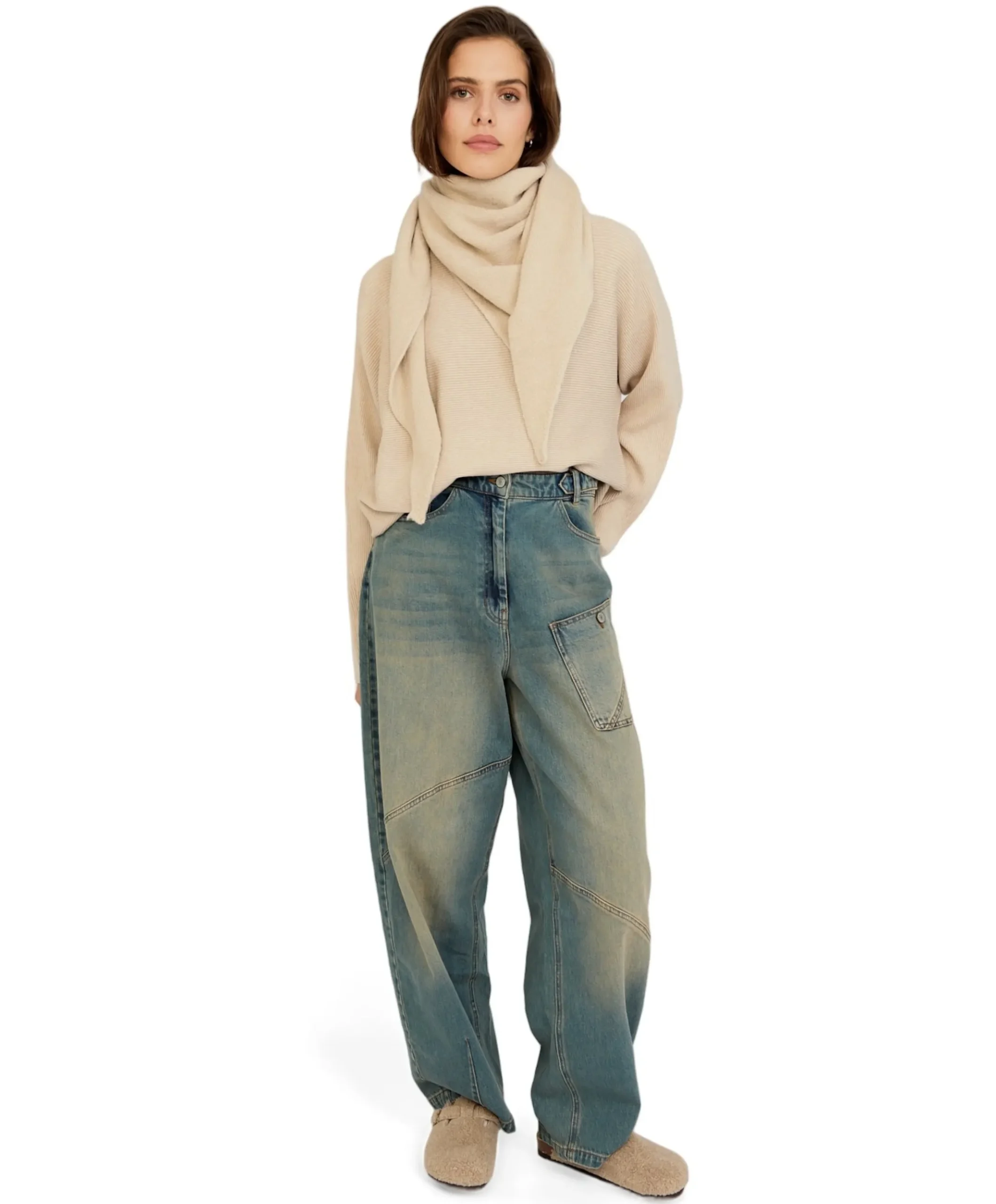 87-02-Rose dames jeans blauw