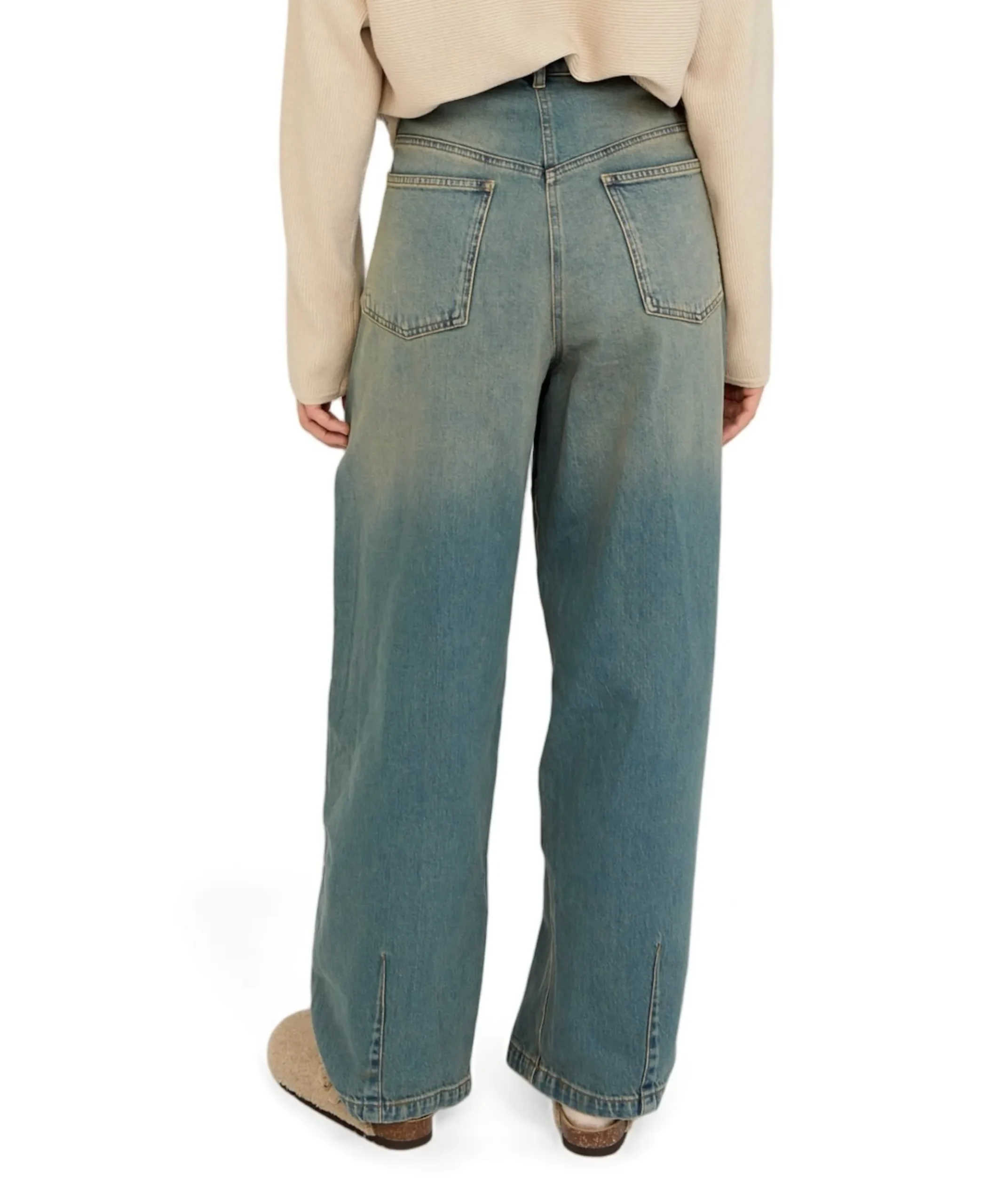 87-02-Rose dames jeans blauw