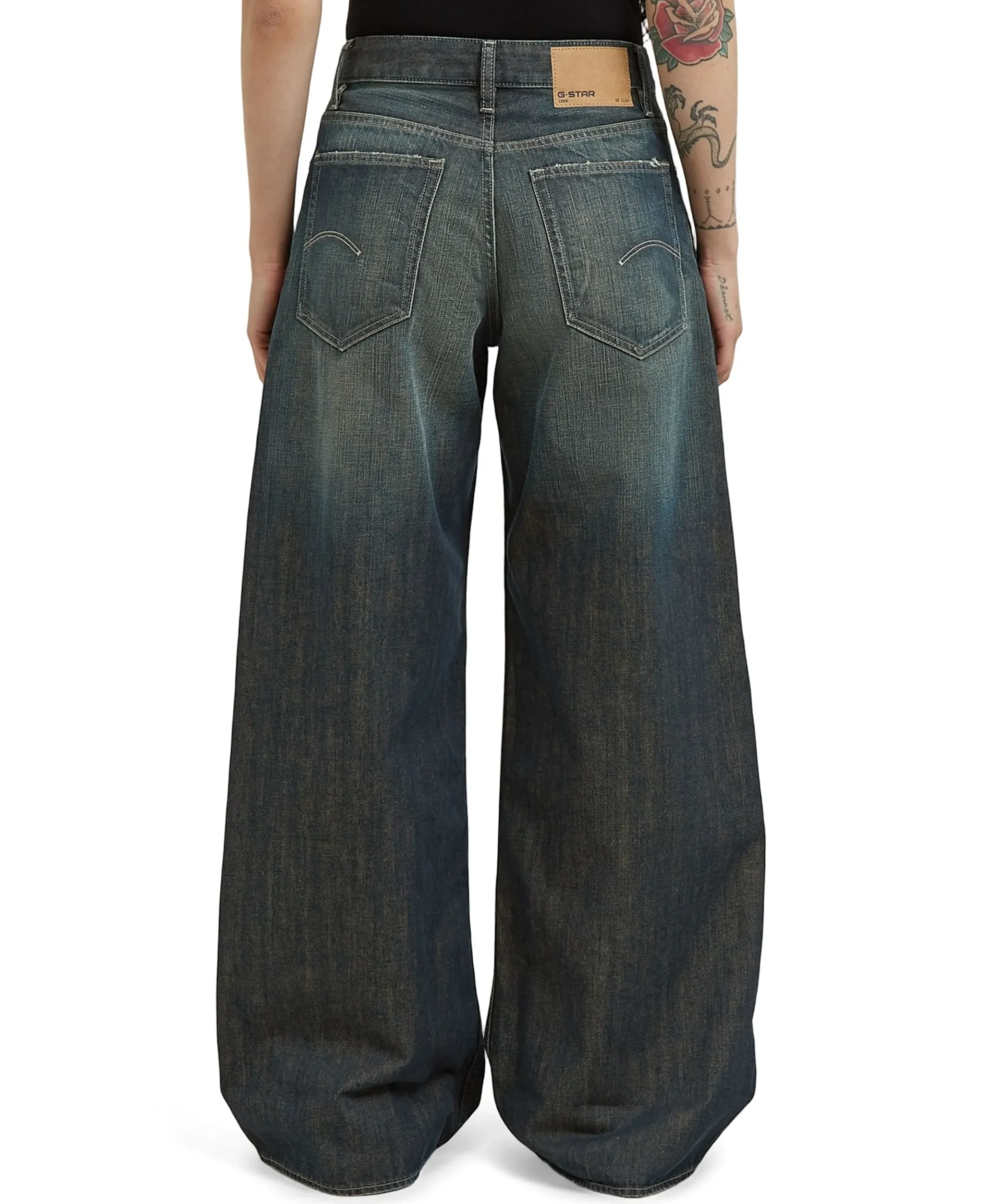 Roxx Wide Wmn dames jeans blauw