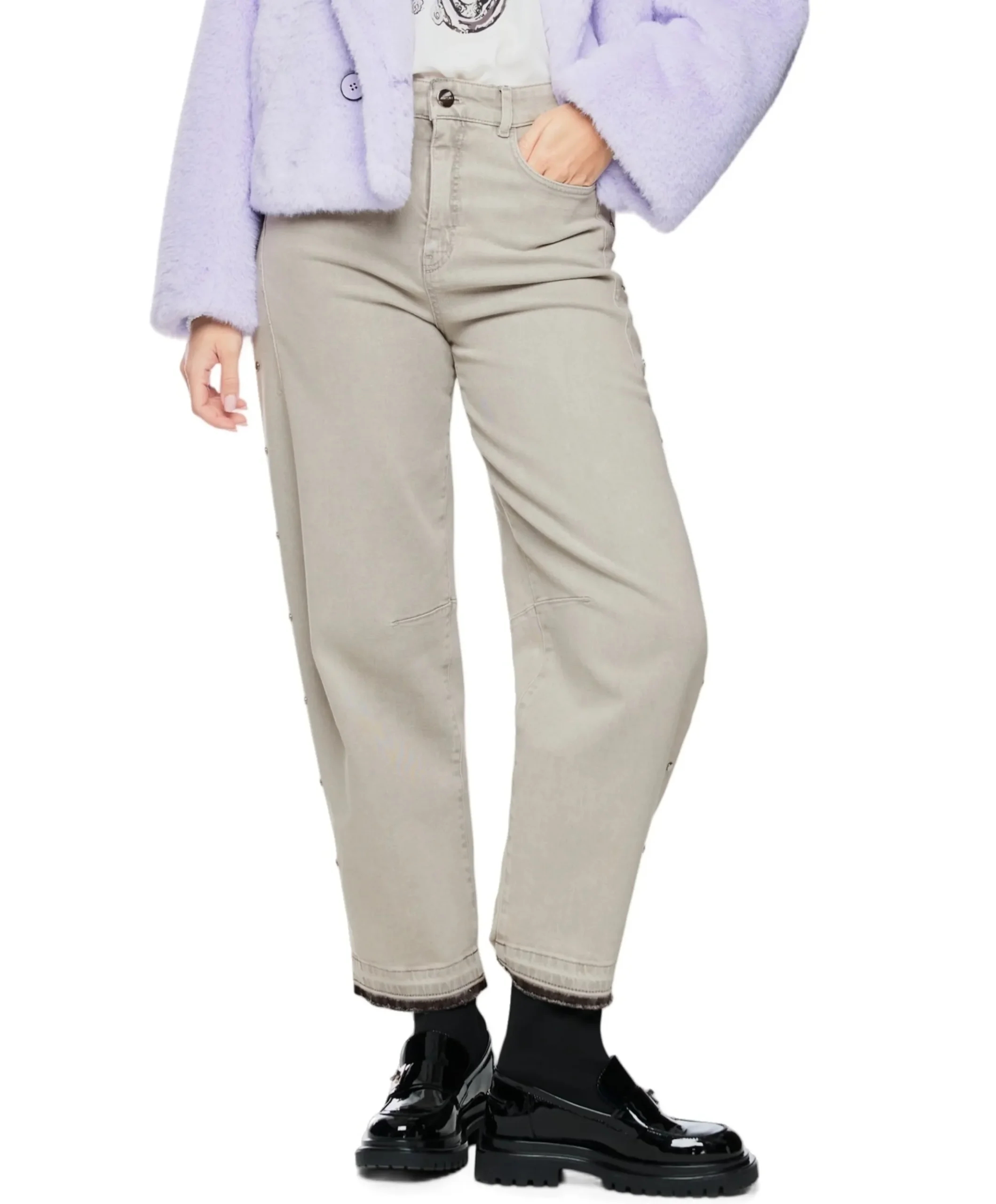 RUMA dames jeans grijs