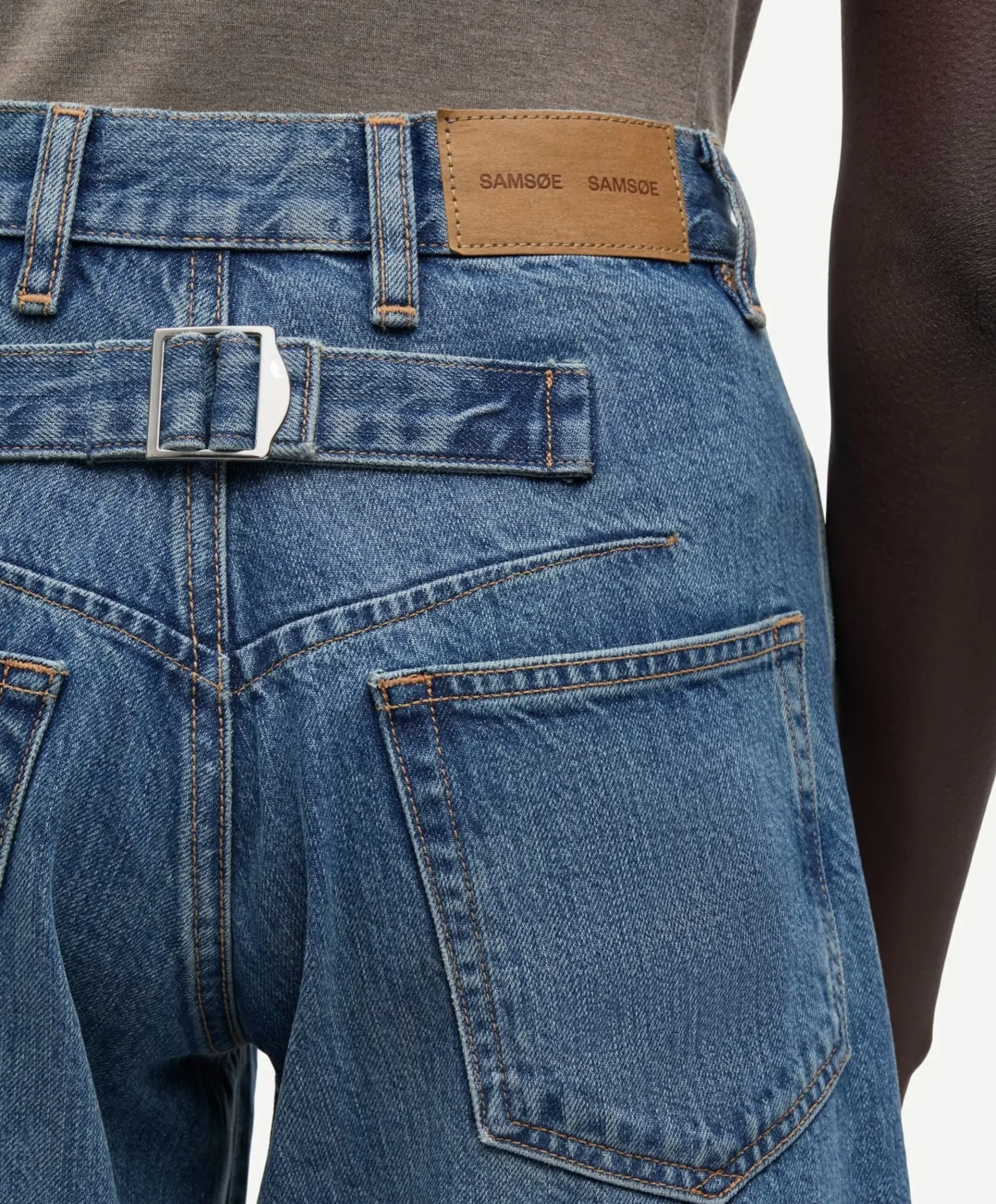 SAHARPO 16141 dames jeans blauw