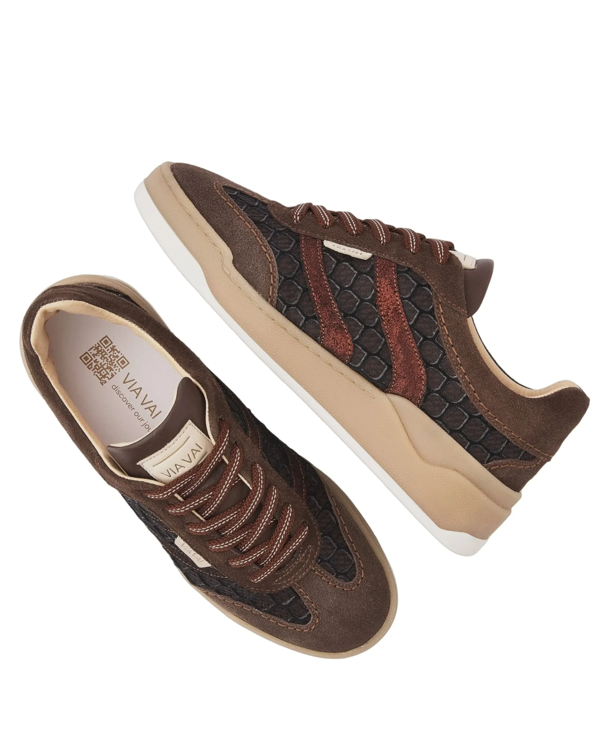 Sam Naomi dames sneakers bruin