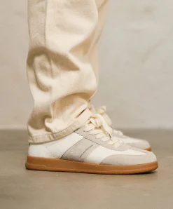 SANTOS heren sneakers ecru