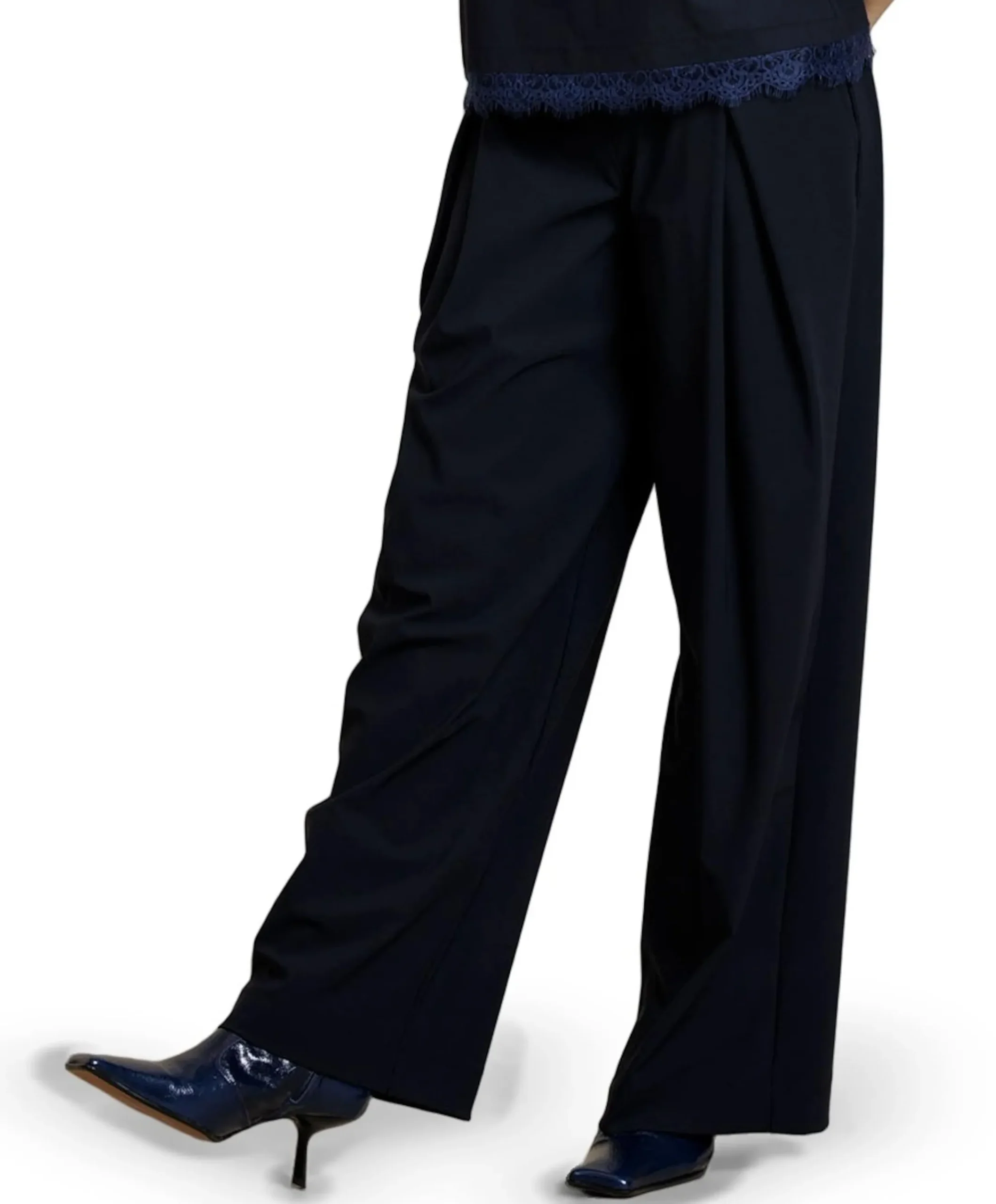 Sari dames broek blauw