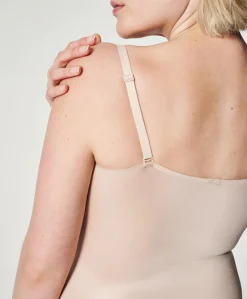 Shapewear hemd beige