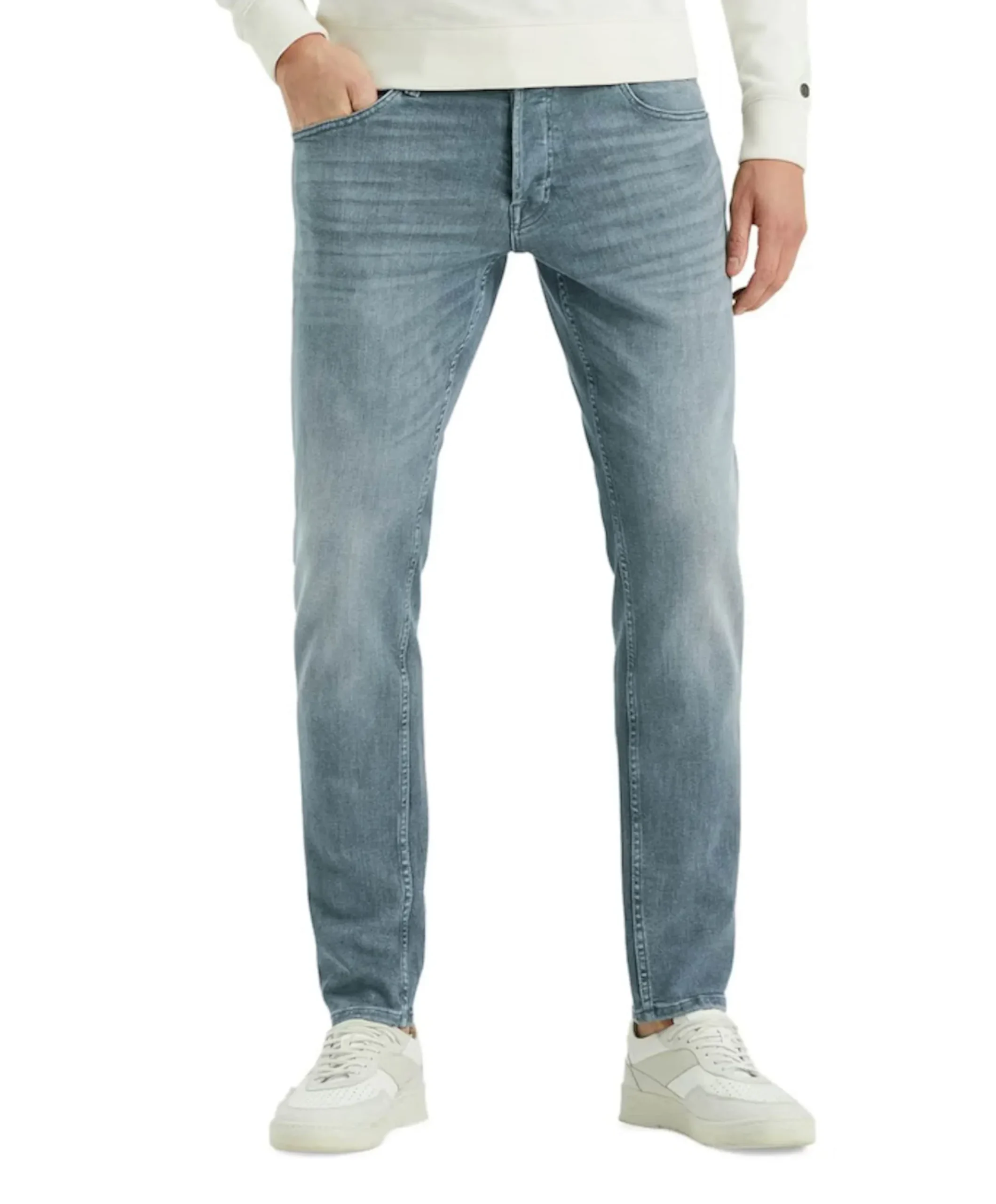 SHIFTBACK TAPERED NIGHT COAL BLACK heren jeans blauw