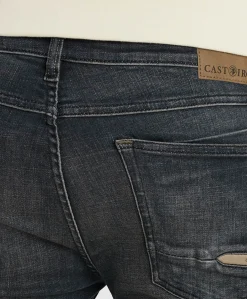 SHIFTBACK TAPERED NIGHT COAL BLACK heren jeans blauw