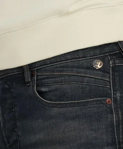 SHIFTBACK TAPERED NIGHT COAL BLACK heren jeans blauw