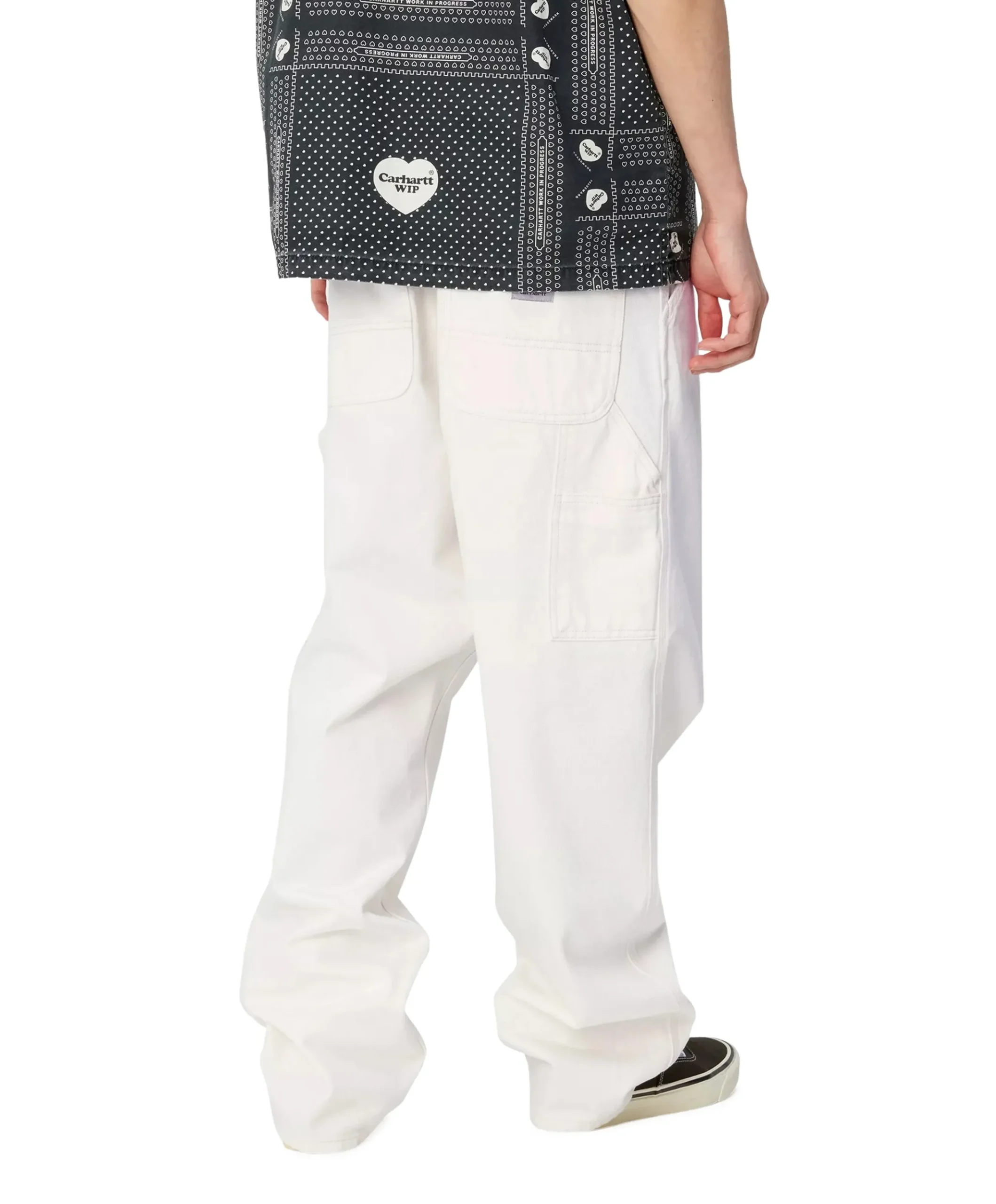 Single Knee Pant Cotton Smith Denim heren jeans ecru