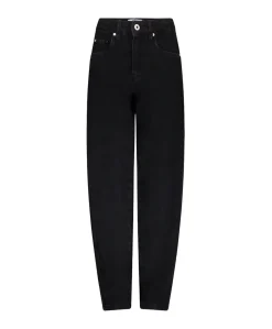 Skater Barrel Leg meisjes jeans zwart