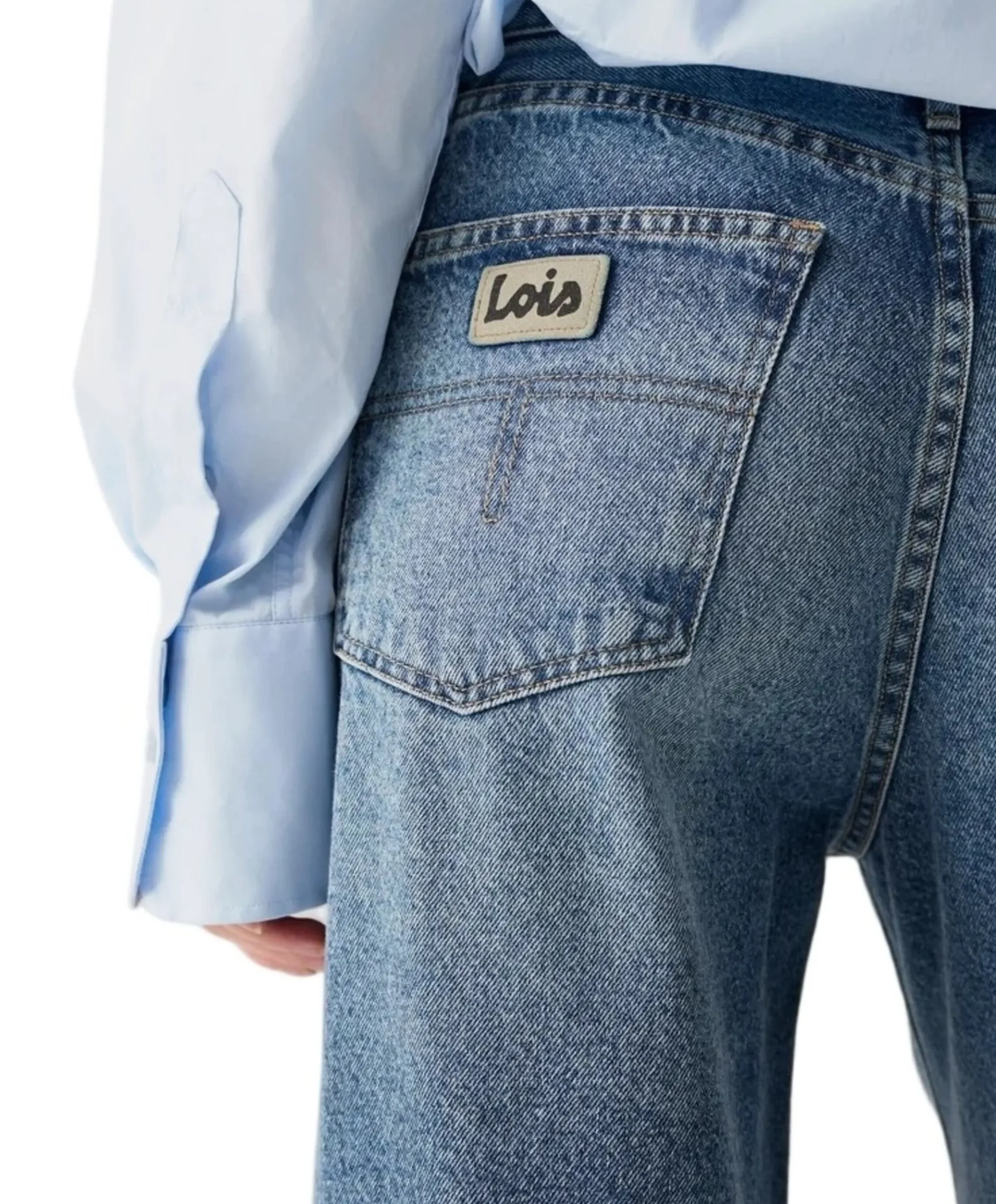 Skater Loose-Z 8132 San Remo Coal dames jeans blauw