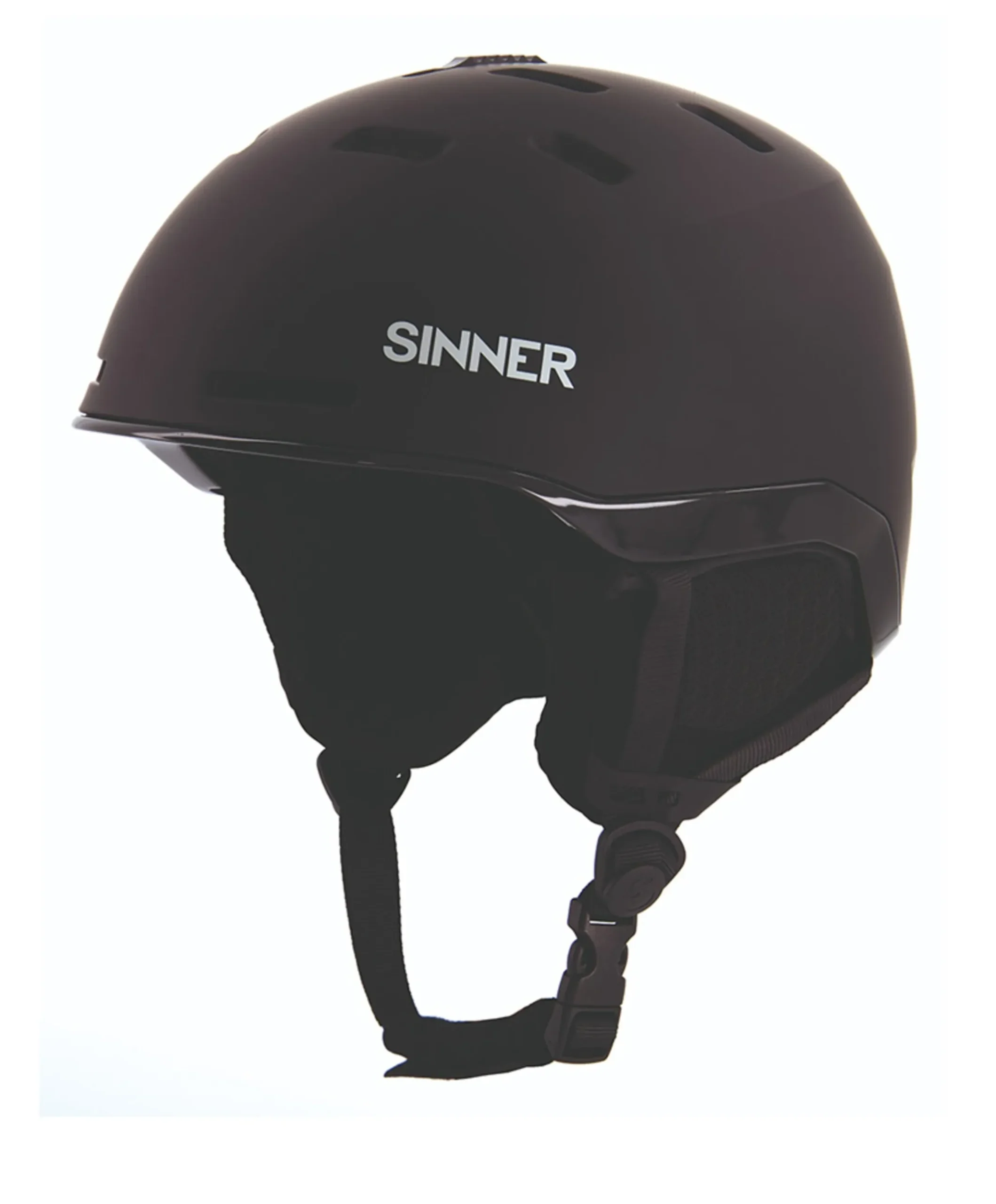 Skihelm zwart