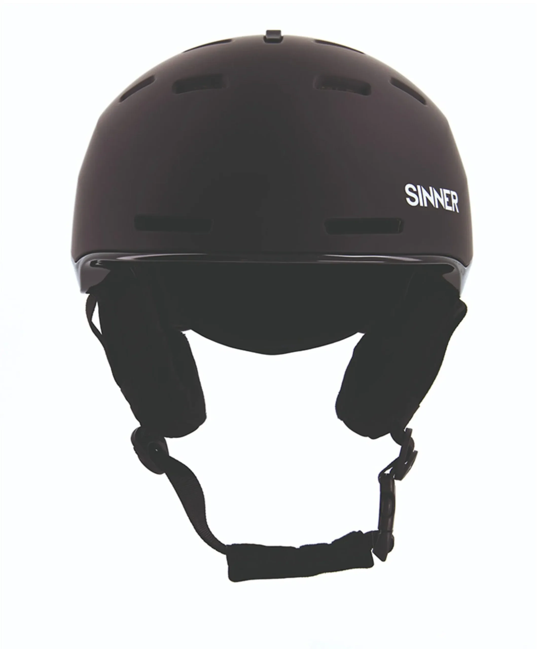 Skihelm zwart