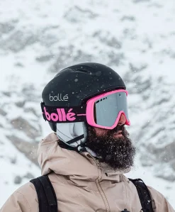 Skihelm zwart