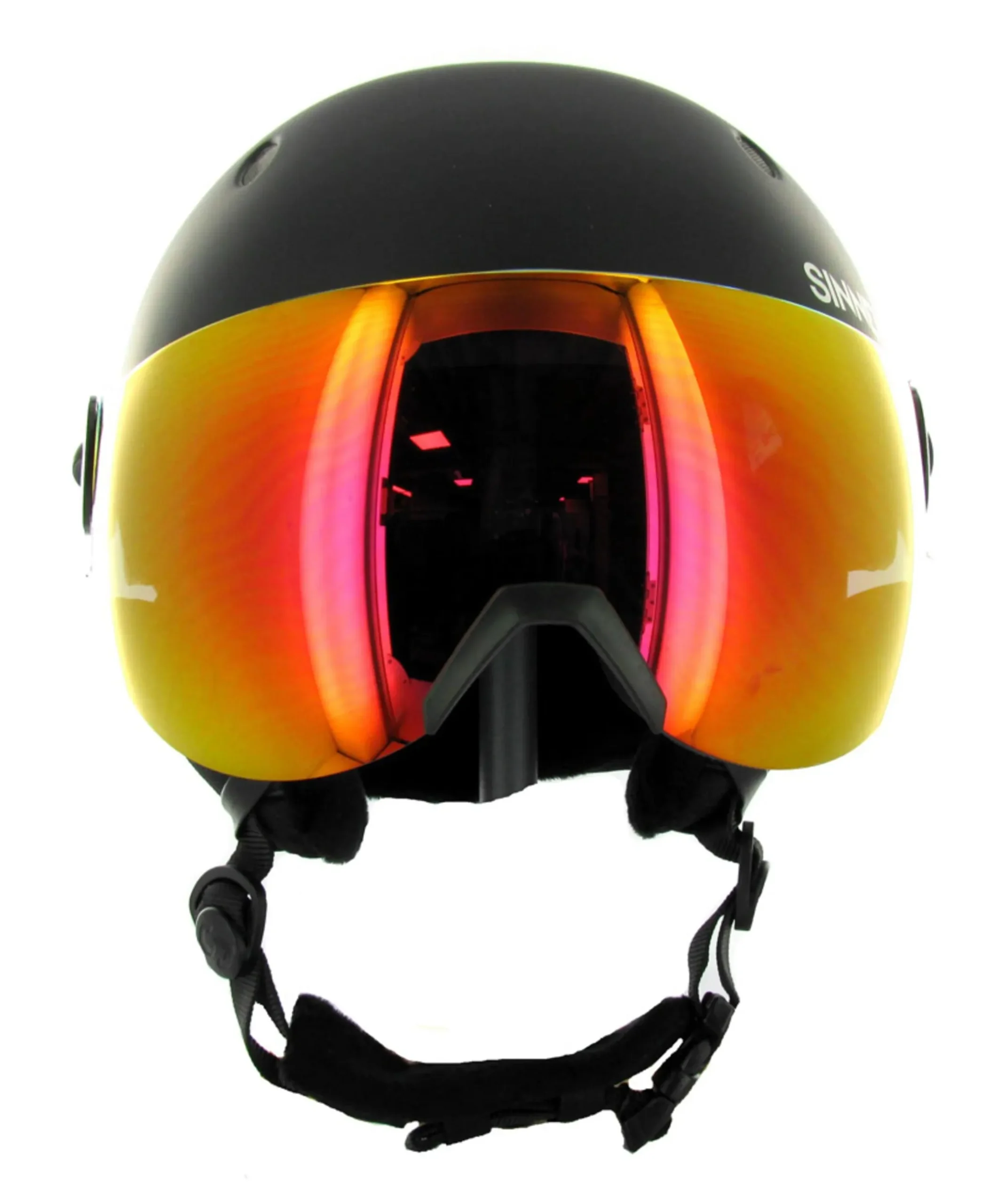 Skihelm zwart