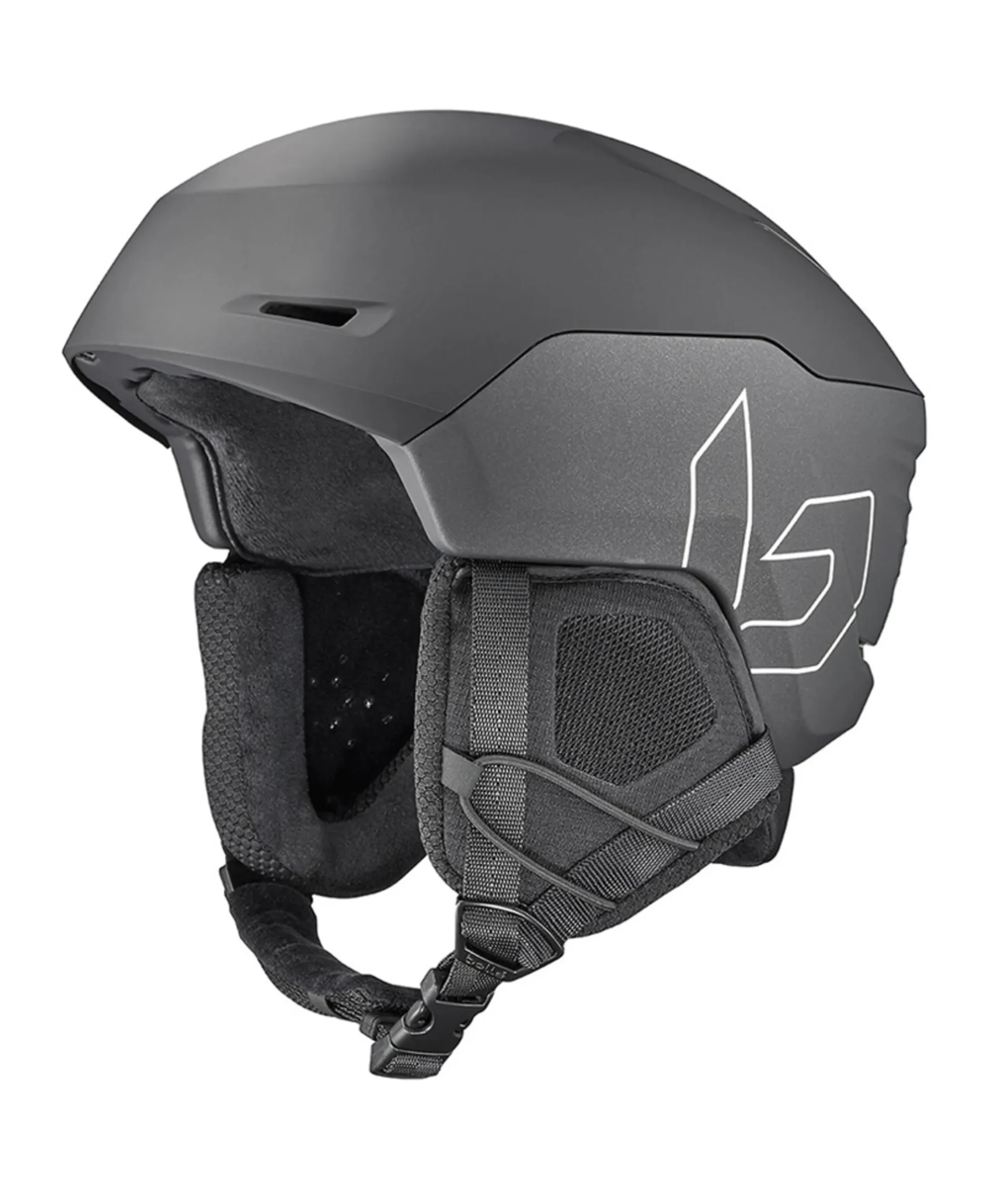 Skihelm zwart