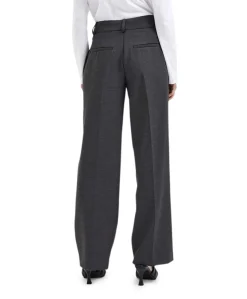 SLFRITA MW WIDE PANT DGM N NOOS dames broek grijs
