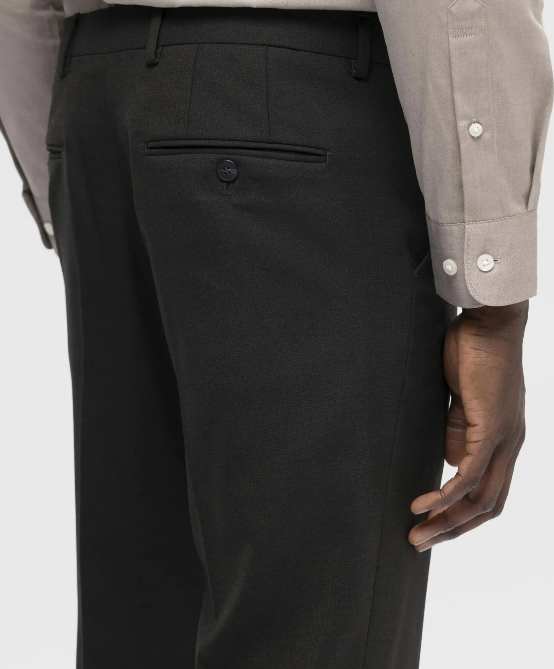 SLHSLIM-NEIL TRS B NOOS heren pantalon groen