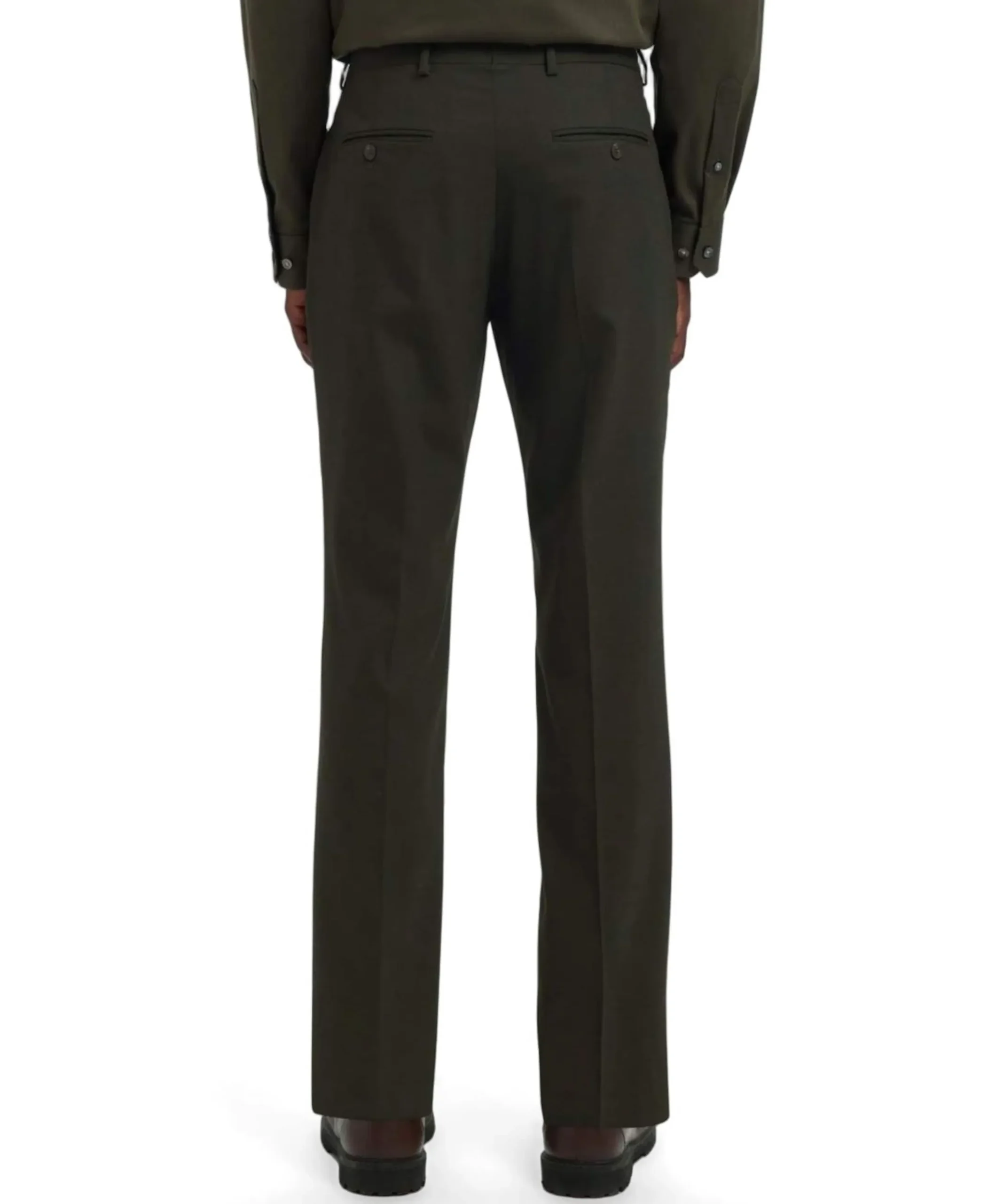 SLHSLIM-NEIL TRS B NOOS heren pantalon groen