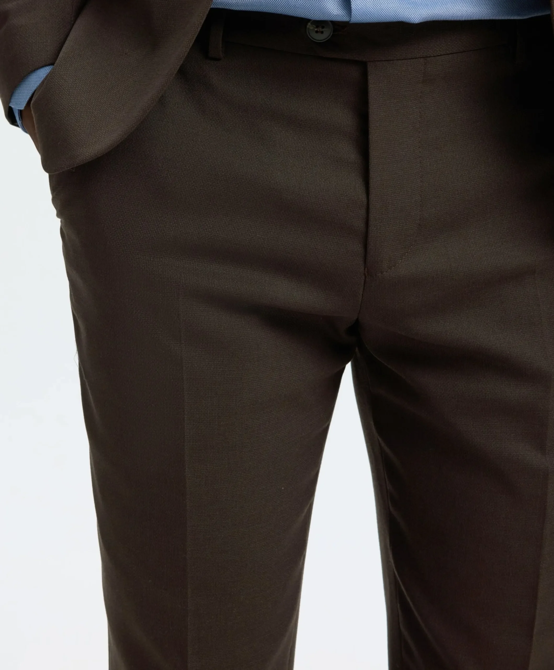 SLHSLIM-NEIL TRS B NOOS heren pantalon bruin
