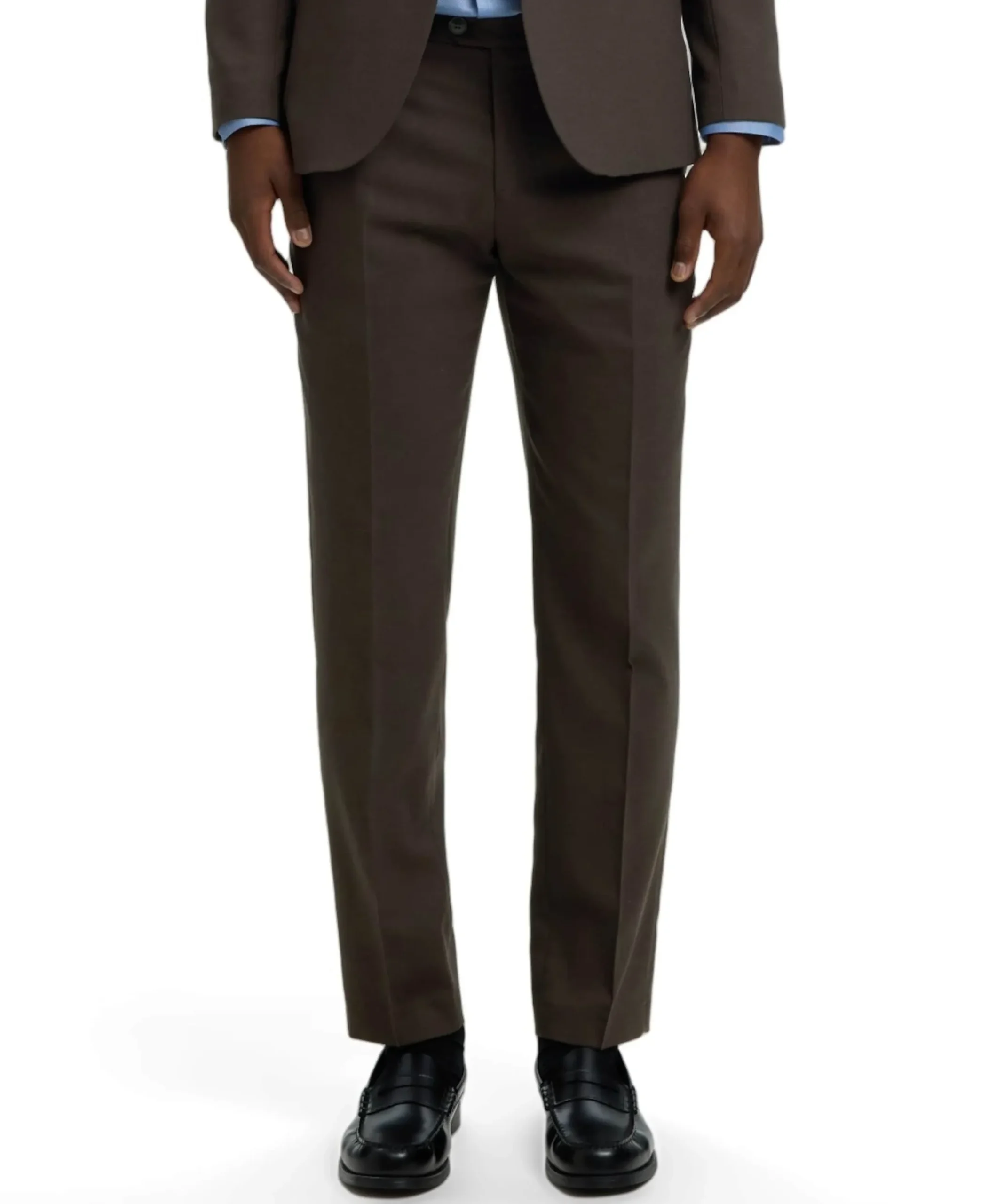 SLHSLIM-NEIL TRS B NOOS heren pantalon bruin