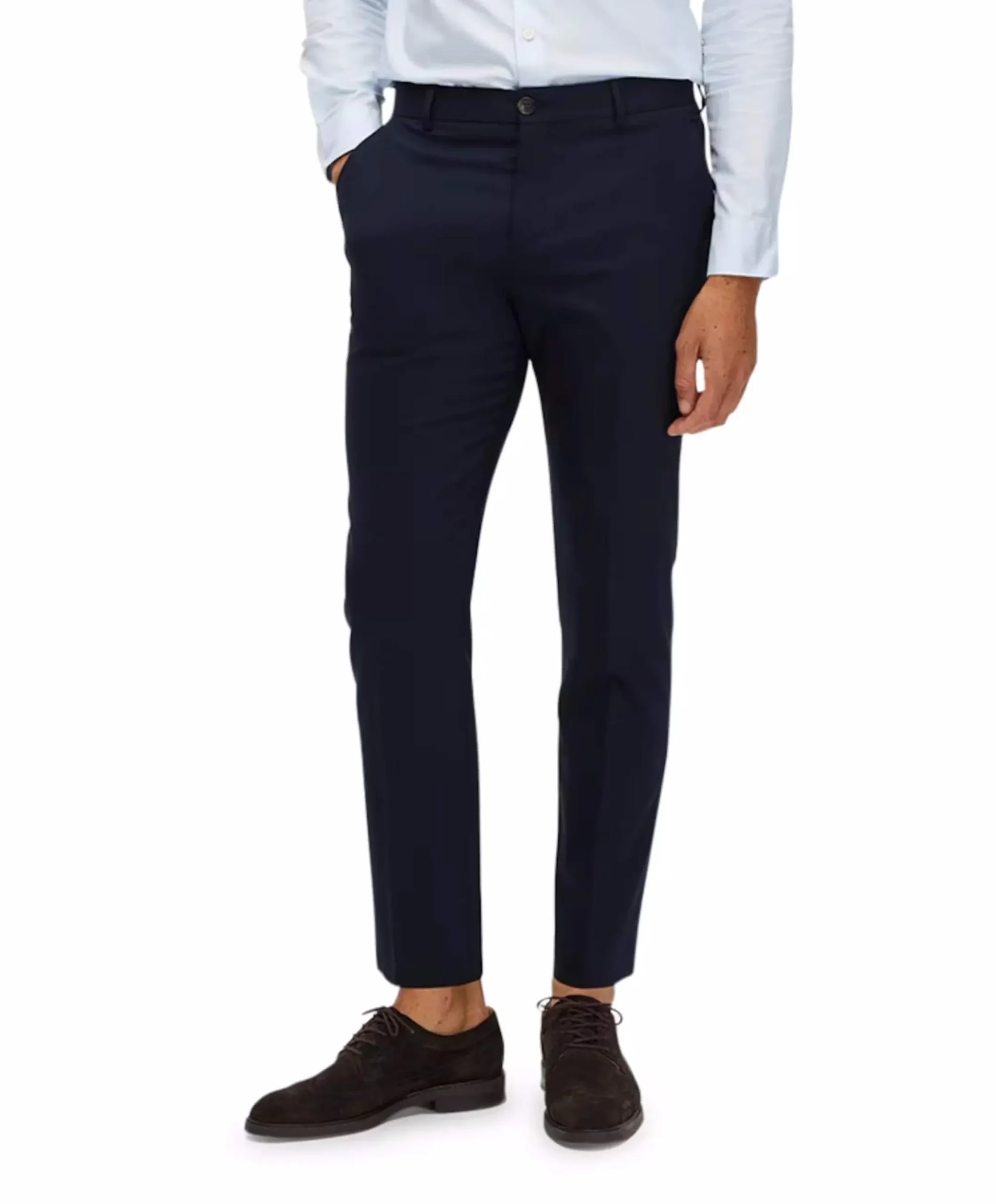 SLHSLIM-NEIL TRS B NOOS heren pantalon blauw