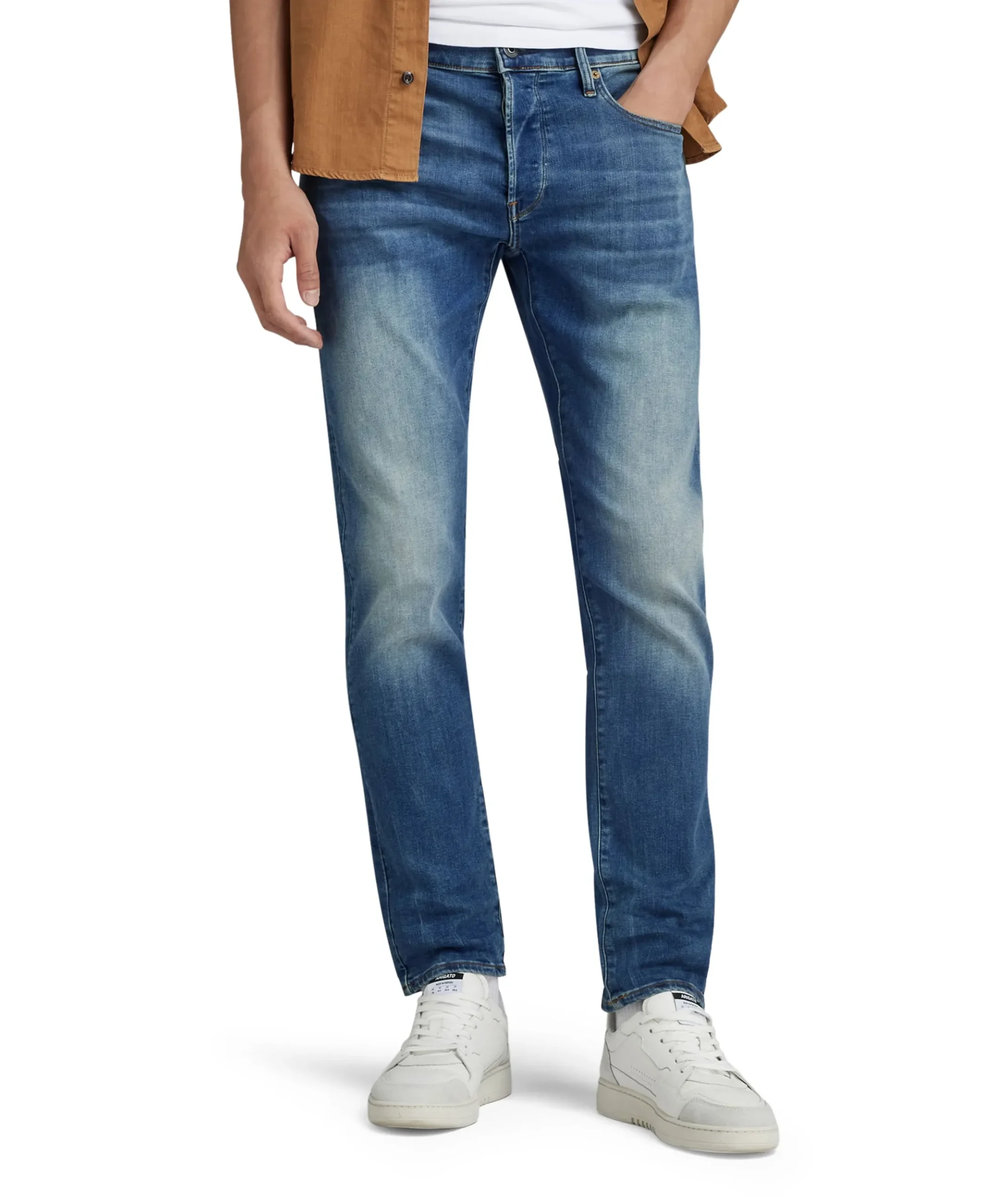 3301 Slim heren jeans blauw