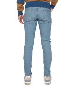 512 slim taper heren jeans blauw