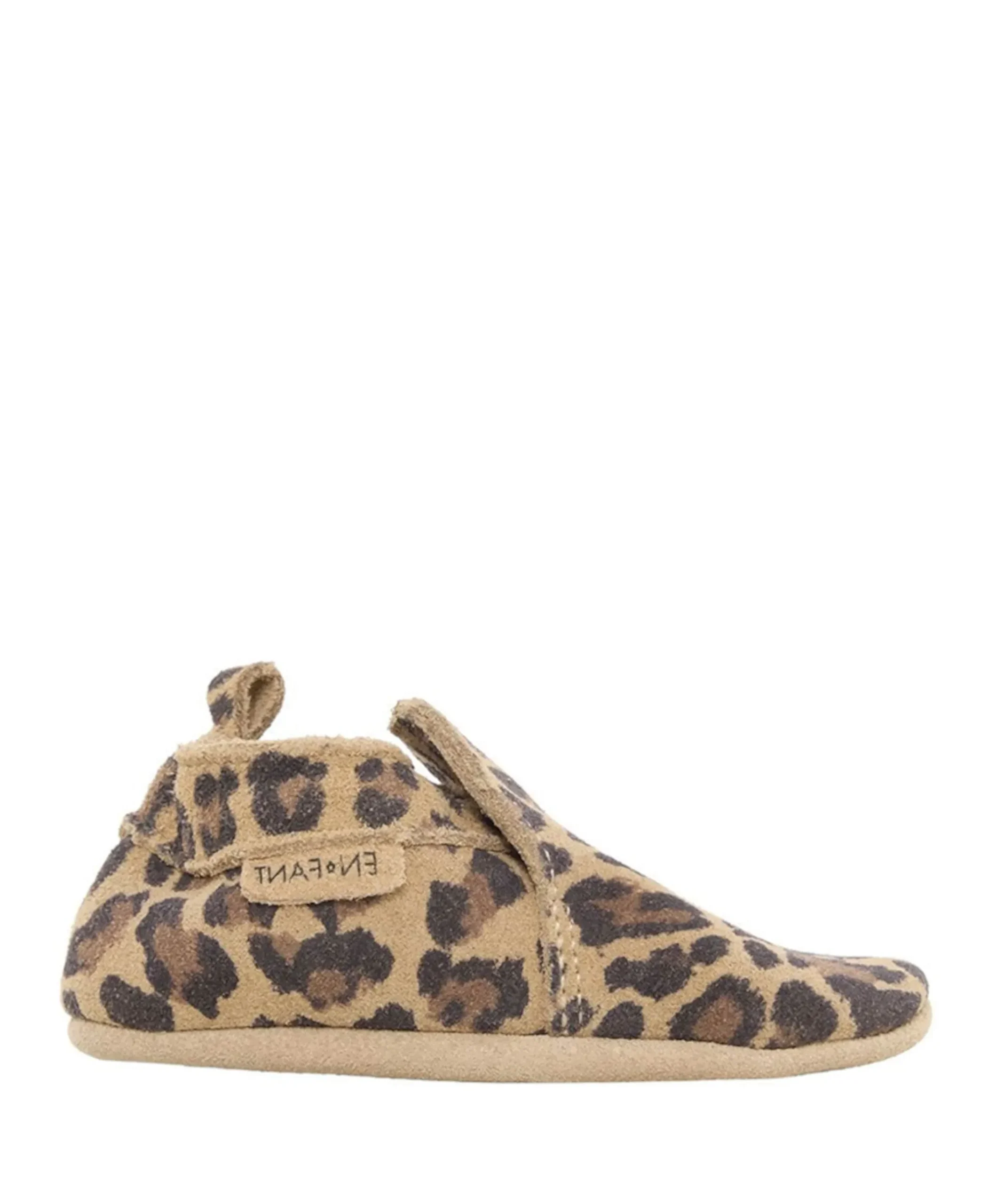 Slippers Suede AOP uniseks pantoffels bruin