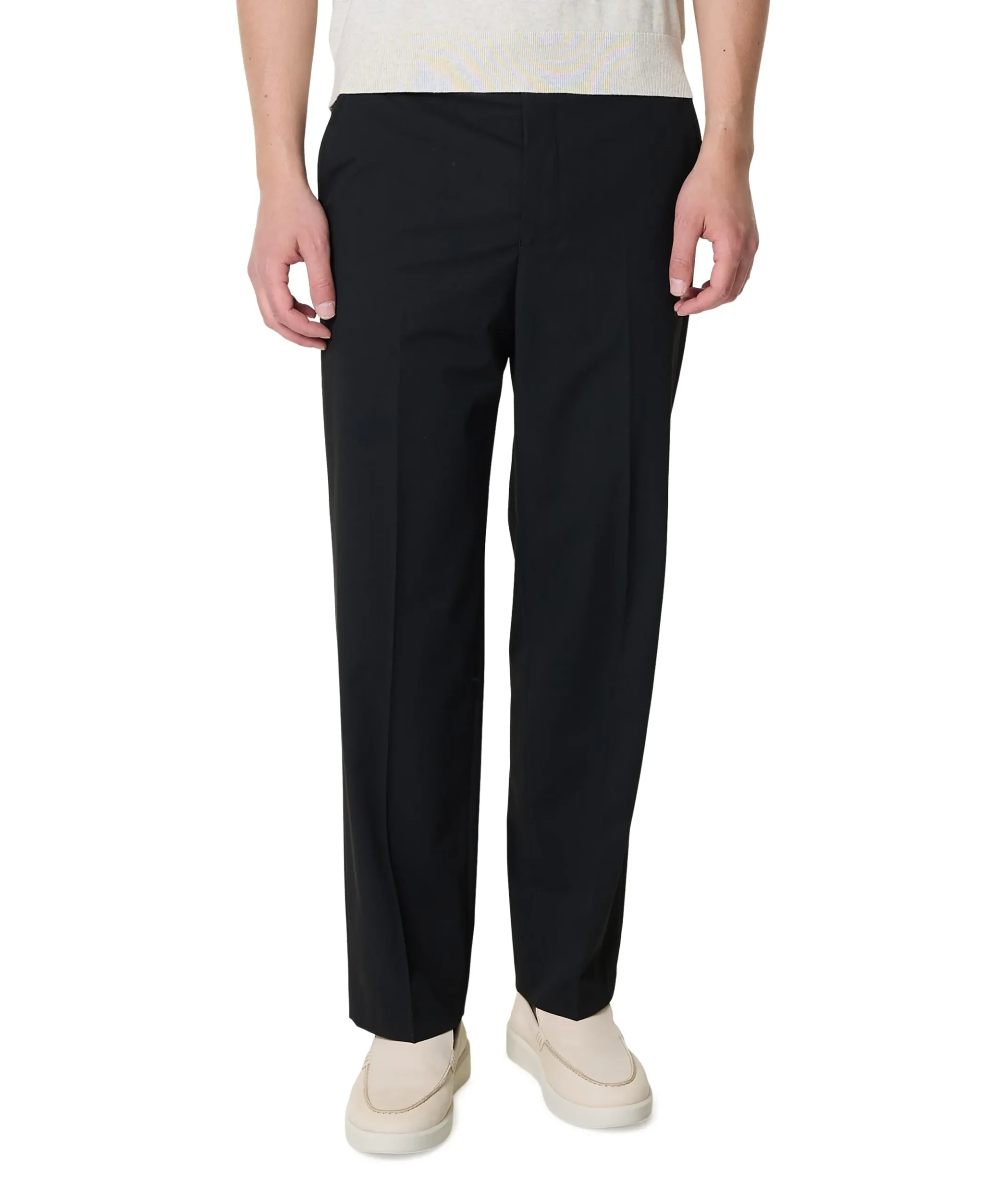 SLMRELAXED-LIAM TRS - NOOS heren broek zwart