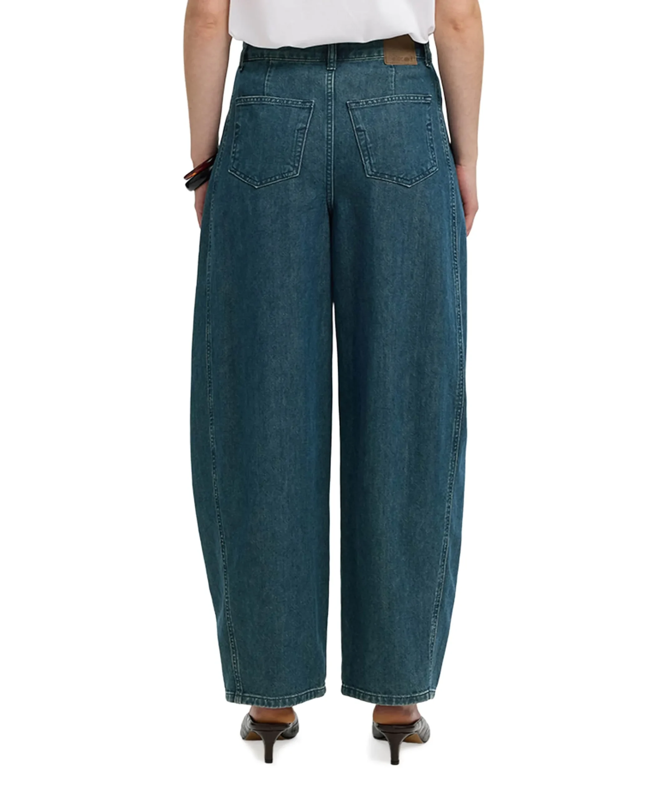 SLWBARREL RELAXED BELLA dames jeans blauw