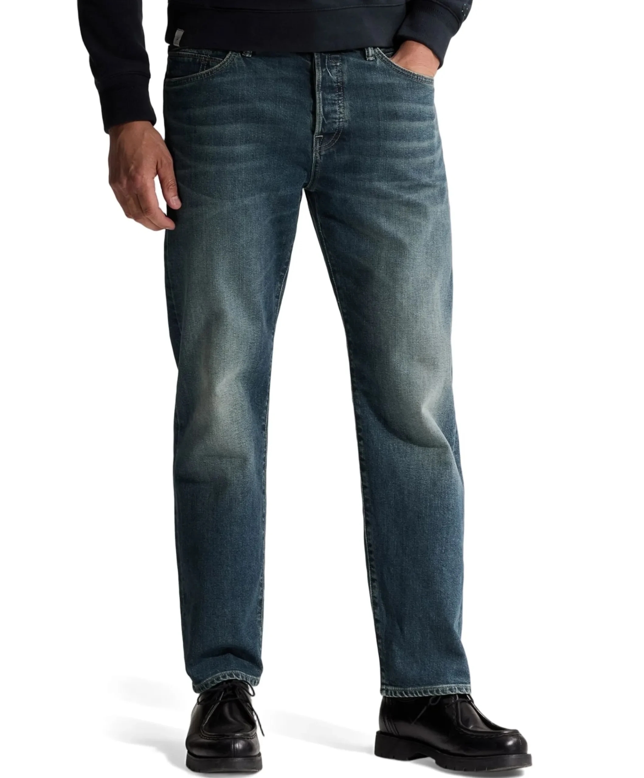STEEPER RELAXED BLUE GREENCAST SHA heren jeans grijs