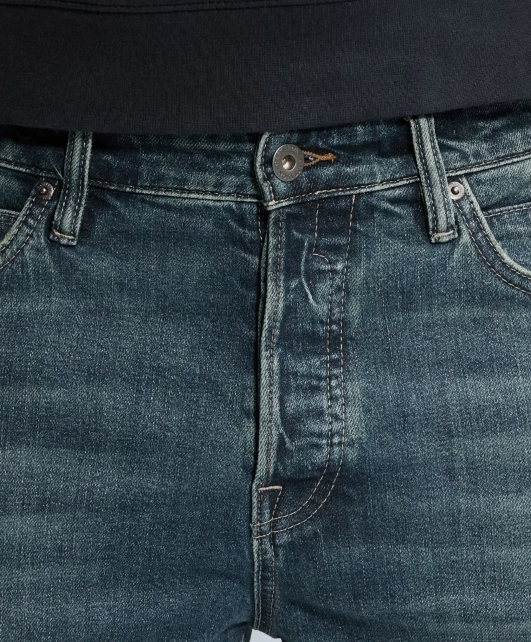 STEEPER RELAXED BLUE GREENCAST SHA heren jeans grijs