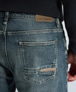 STEEPER RELAXED BLUE GREENCAST SHA heren jeans grijs