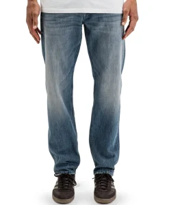 Stockton Straight Fog Denim heren broek blauw
