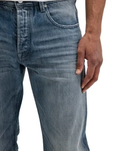 Stockton Straight Fog Denim heren broek blauw