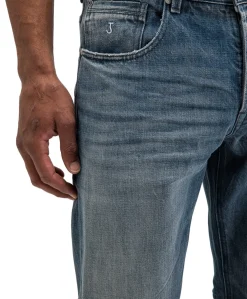 Stockton Straight Fog Denim heren broek blauw