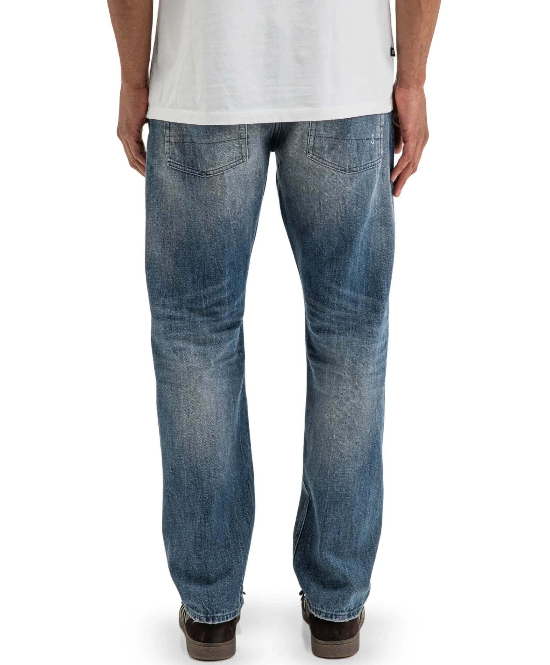 Stockton Straight Fog Denim heren broek blauw