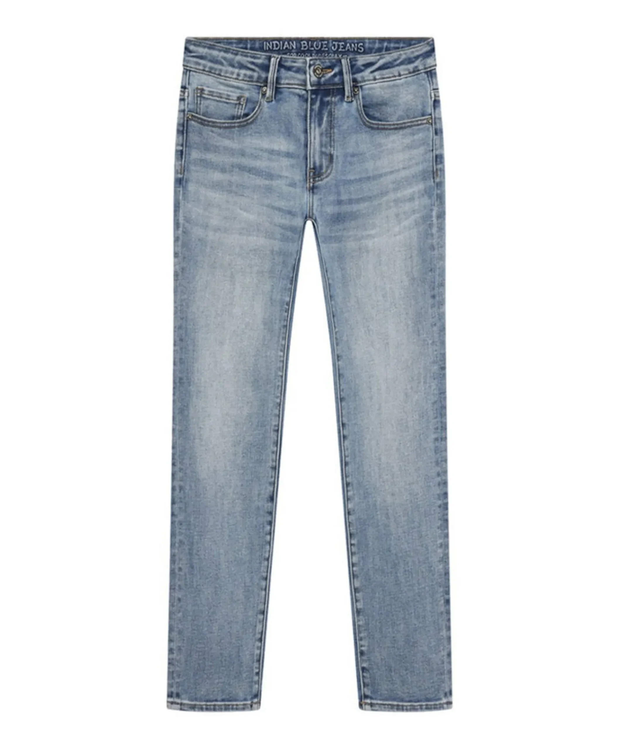 Straight Fit Light Jeans jongens jeans blauw