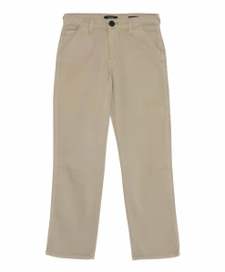Straight Wide Chino jongens broek beige