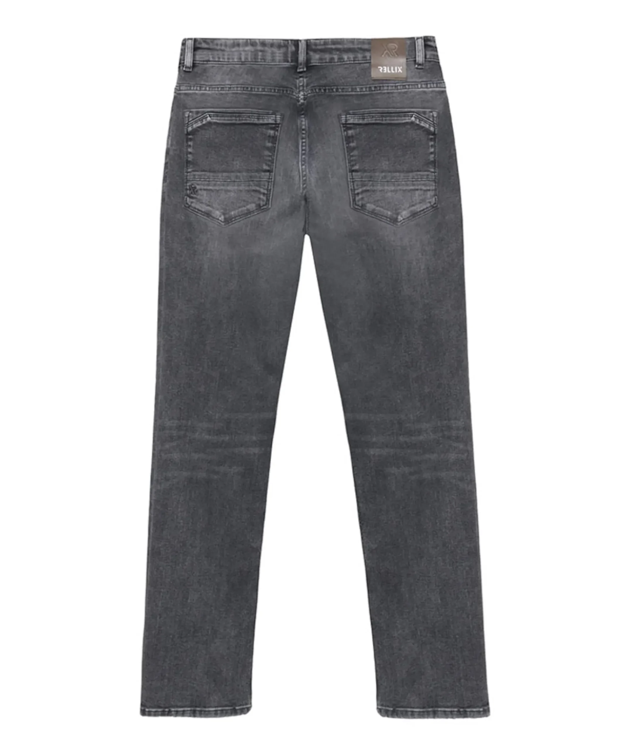 Straight Wide Fit jongens jeans grijs