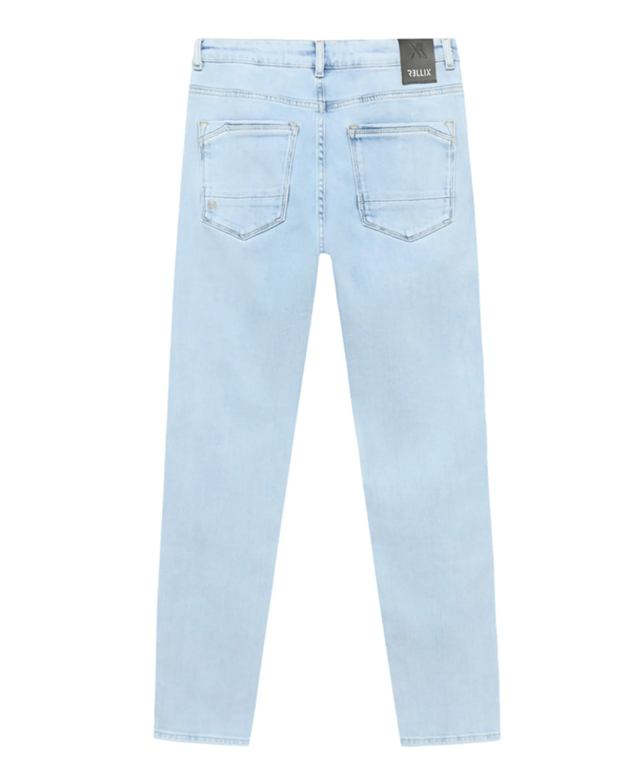 Straight Wide Fit jongens jeans blauw