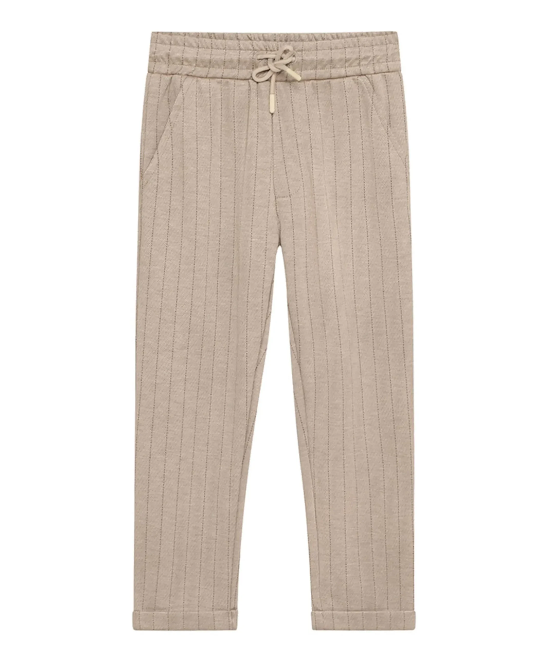Stripe jongens broek beige