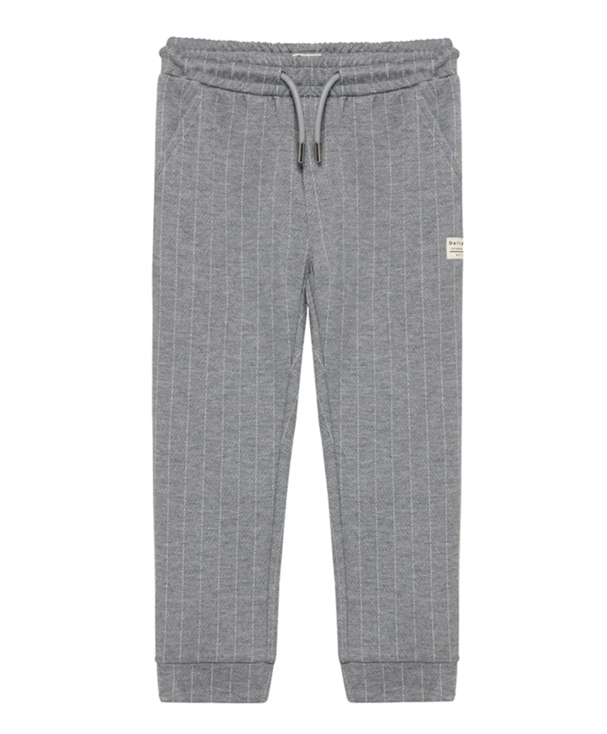 Stripe jongens broek grijs